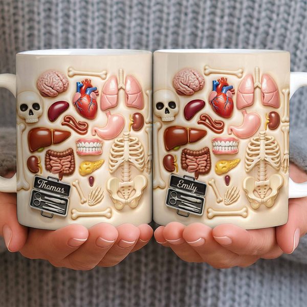 Explore The Beauty Of Anatomy With Detailed Human Organs - Personalized Custom Coffee Mug - DOC077_MG