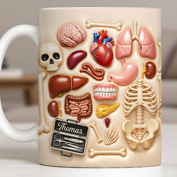 Explore The Beauty Of Anatomy With Detailed Human Organs - Personalized Custom Coffee Mug - DOC077_MG
