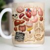 Explore The Beauty Of Anatomy With Detailed Human Organs - Personalized Custom Coffee Mug - DOC077_MG