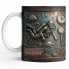 Explore The Ocean's Beauty With Steampunk Diver Art - Personalized Custom Coffee Mug - HOB039_MG