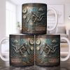 Explore The Ocean's Beauty With Steampunk Diver Art - Personalized Custom Coffee Mug - HOB039_MG