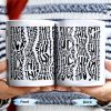 Express Yourself With Bold Text Graphics - Personalized Custom Coffee Mug - FAM363_MG