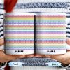 Express Yourself With Colorful Patterns - Personalized Custom Coffee Mug - CPL381_MG