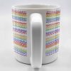Express Yourself With Colorful Patterns - Personalized Custom Coffee Mug - CPL381_MG