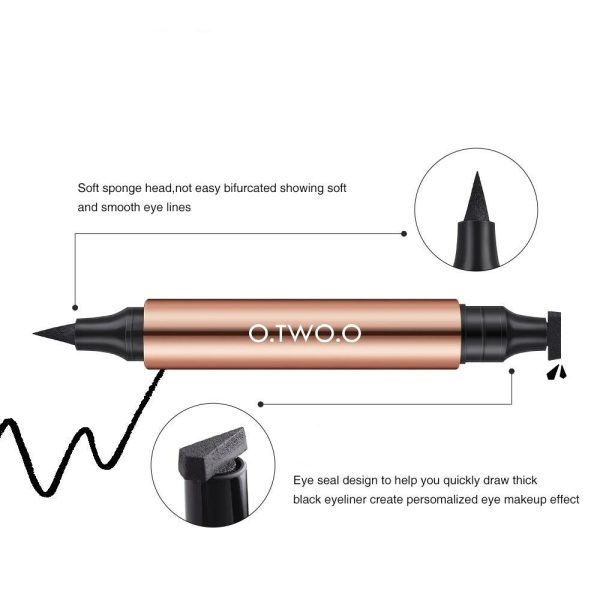 Eyeliner Stamp Black Waterproof Liquid Eyeliner Pen