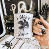 F-CAW-F Gothic Raven Personalized Mug, Snarky Halloween Gift with Custom Name