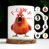 F-CAW-F Rooster Custom Coffee Mug - Personalized Custom Coffee Mug - COL096_MG