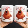 F-CAW-F Rooster Custom Coffee Mug - Personalized Custom Coffee Mug - COL096_MG