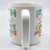 Faith Can Move Mountains, Colorful Mountain and Bird Design - Personalized Custom Coffee Mug - FTH051_MG
