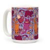 Fall Cats Pattern Coffee Mug