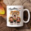 Fall Season Autumn Door Besties Sisters Personalized Mug