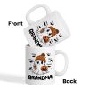 Fall Season Halloween Grandma Boo Personalized Mug, Halloween Gift For Grandma
