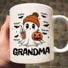 Fall Season Halloween Grandma Boo Personalized Mug, Halloween Gift For Grandma