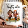 Fall Season Happy Doll Besties In The Pumpkin Patch Personalized Mug
