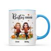 Fall Season Happy Doll Besties In The Pumpkin Patch Personalized Mug