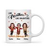 Fall Season Happy Doll Mom Daughters Playing With Autumn Leaves Personalized Mug