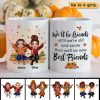 Fall Season Leaves Best Friends Personalized Mug