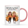Fall Season Pumpkin Patch Besties Sisters Personalized Mug