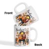 Fall Season Standing Best Friends Sisters Front Porch Personalized Mug