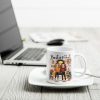 Fall Season Standing Best Friends Sisters Front Porch Personalized Mug
