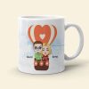 Falling In Love With You Is My Greatest Adventure - Personalized Couple Mug - Gift For Couple