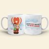 Falling In Love With You Is My Greatest Adventure - Personalized Couple Mug - Gift For Couple