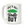 Falls Out Balls Out Golf Coffee Mug