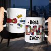 Family 07QHHN160523HA Personalized Dad And Children Coffee Mug