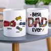 Family 07QHHN160523HA Personalized Dad And Children Coffee Mug