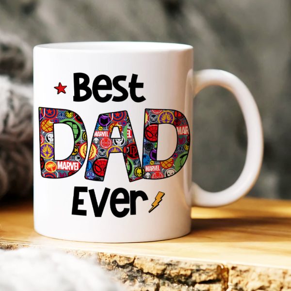 Family 07QHHN160523HA Personalized Dad And Children Coffee Mug