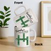 Family Forever Connected by Heart 3D Crystal Crossword - Personalized Mug - Sentimental Gift for for Loved Ones