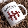 Family Forever Connected by Heart 3D Crystal Crossword - Personalized Mug - Sentimental Gift for for Loved Ones