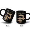 Family Forever Linked Together Crossword Puzzle Art Personalized Mug, Gift For Brothers, Sisters, Siblings, Family