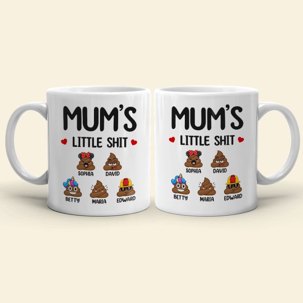 Family Funny Kids, Mom And Children White Mug 02DTDT100323