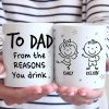 Family Is The Compass That Guides Us - Family Personalized Custom Mug - Gift For Family Members