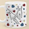 Family Is Where Love Never Ends - Family Personalized Custom 3D Inflated Effect Printed Mug - Gift For Family Members