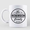 Family Name Personalized Coffee Mug