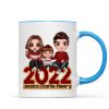 Family Sitting 2022 Christmas Personalized Mug