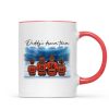 Family Team Sitting Hockey Personalized Mug, Canada Day Gift For Him, Gift For Husband, Gift For Family