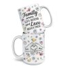 Family Where Life Begins - Family Personalized Custom 3D Inflated Effect Printed Mug - Gift For Family Members
