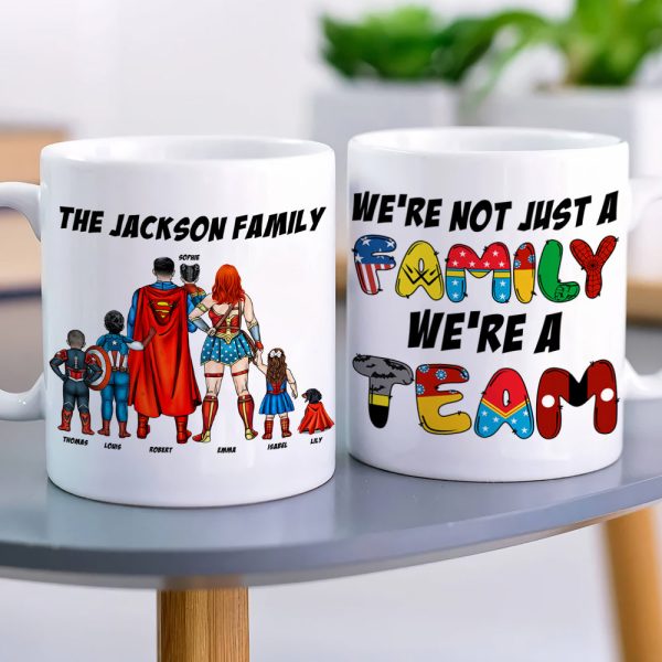 Family Where Life Begins And Love Never Ends Personalized White Mug