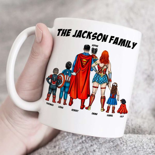 Family Where Life Begins And Love Never Ends Personalized White Mug