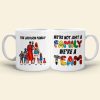 Family Where Life Begins And Love Never Ends Personalized White Mug