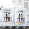 Family, Where Life Begins & Love Never Ends - Personalized Mug