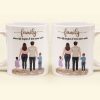Family, Where Life Begins & Love Never Ends - Personalized Mug
