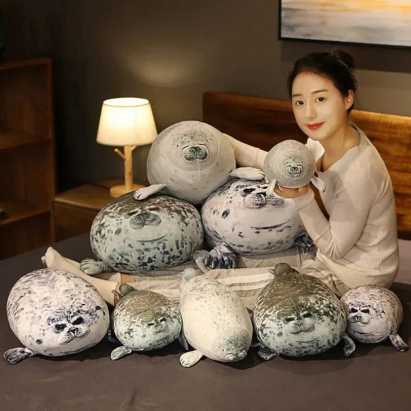 Fat Seal Plush Toy Soft Stuffed Animal Pillow