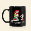 Father And Children 02QHDT230323 Personalized Black Coffee Mug