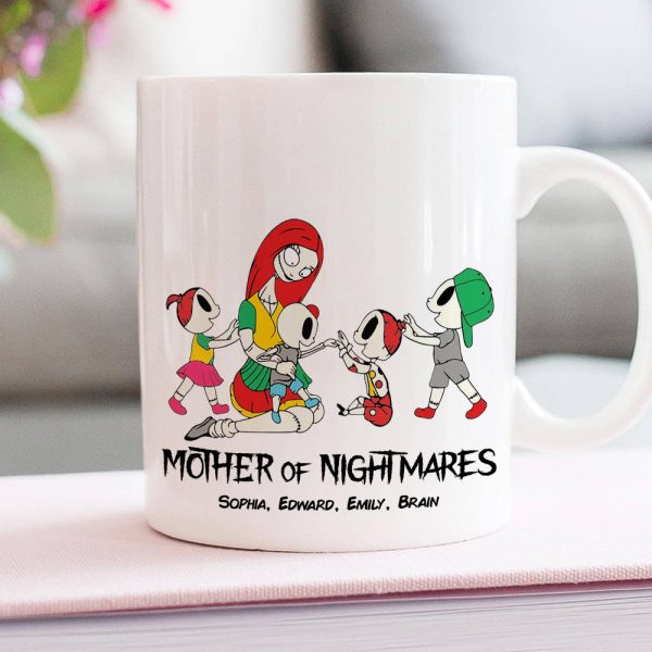 Father And Children 02QHDT230323 Personalized Black Coffee Mug