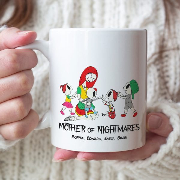 Father And Children 02QHDT230323 Personalized Black Coffee Mug
