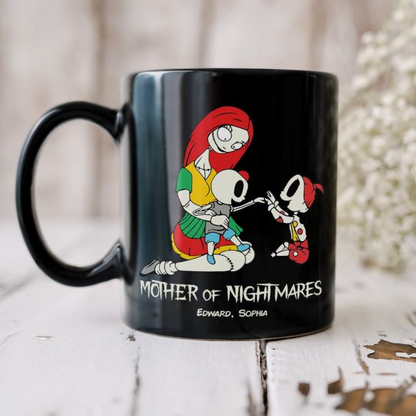 Father And Children 02QHDT230323 Personalized Black Coffee Mug